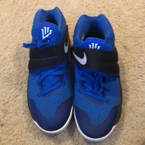 Kyrie 2 in royal blue and black size 7Y